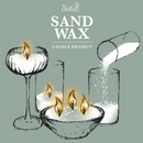 Sand Wax 250gm (500ml vol) Wicks Included
