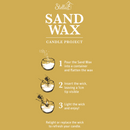 Sand Wax 250gm (500ml vol) Wicks Included