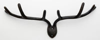 Salisbury Cast Iron Deer Wall Hook with antler design
