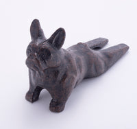 Cast Iron French Bulldog Door Wedge