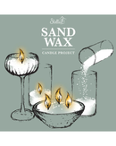 Sand Wax 250gm (500ml vol) Wicks Included candle