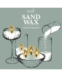 Sand Wax 250gm (500ml vol) Wicks Included candle