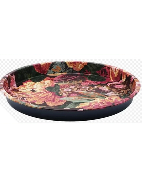 Sanderson Very Rose & Peony Round Tin Tray