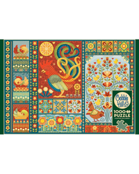 Cobble Hill Scandi Chicken Quilt 1000-Piece Jigsaw Puzzle-3