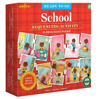 eeBoo Ready to Go Puzzle – School