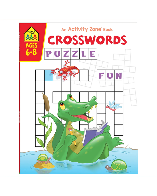 School Zone Activity Zone Crosswords Workbook