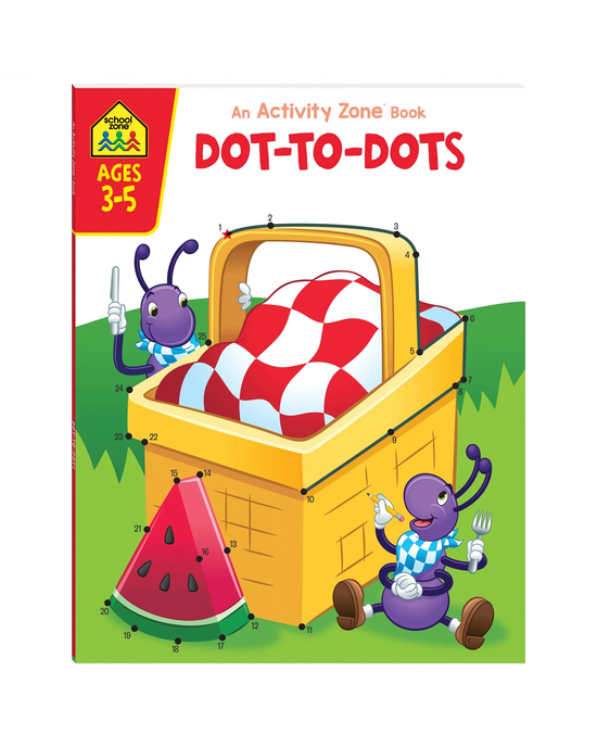 School Zone Activity Zone Dot-to-Dot Workbook