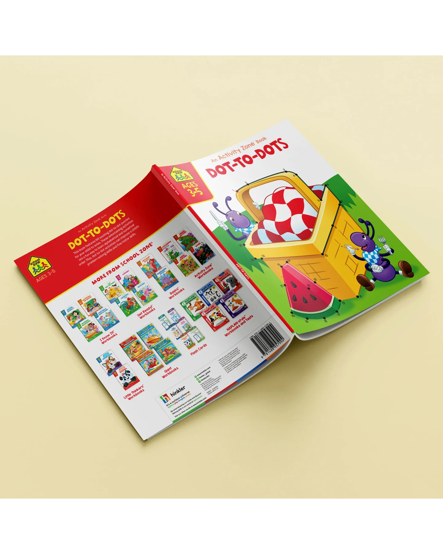 School Zone Activity Zone Dot-to-Dot Workbook-4