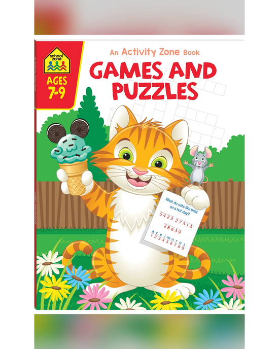 School Zone Activity Zone Games & Puzzles Workbook