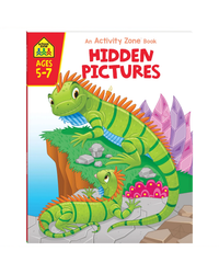 School Zone Activity Zone Hidden Pictures Workbook
