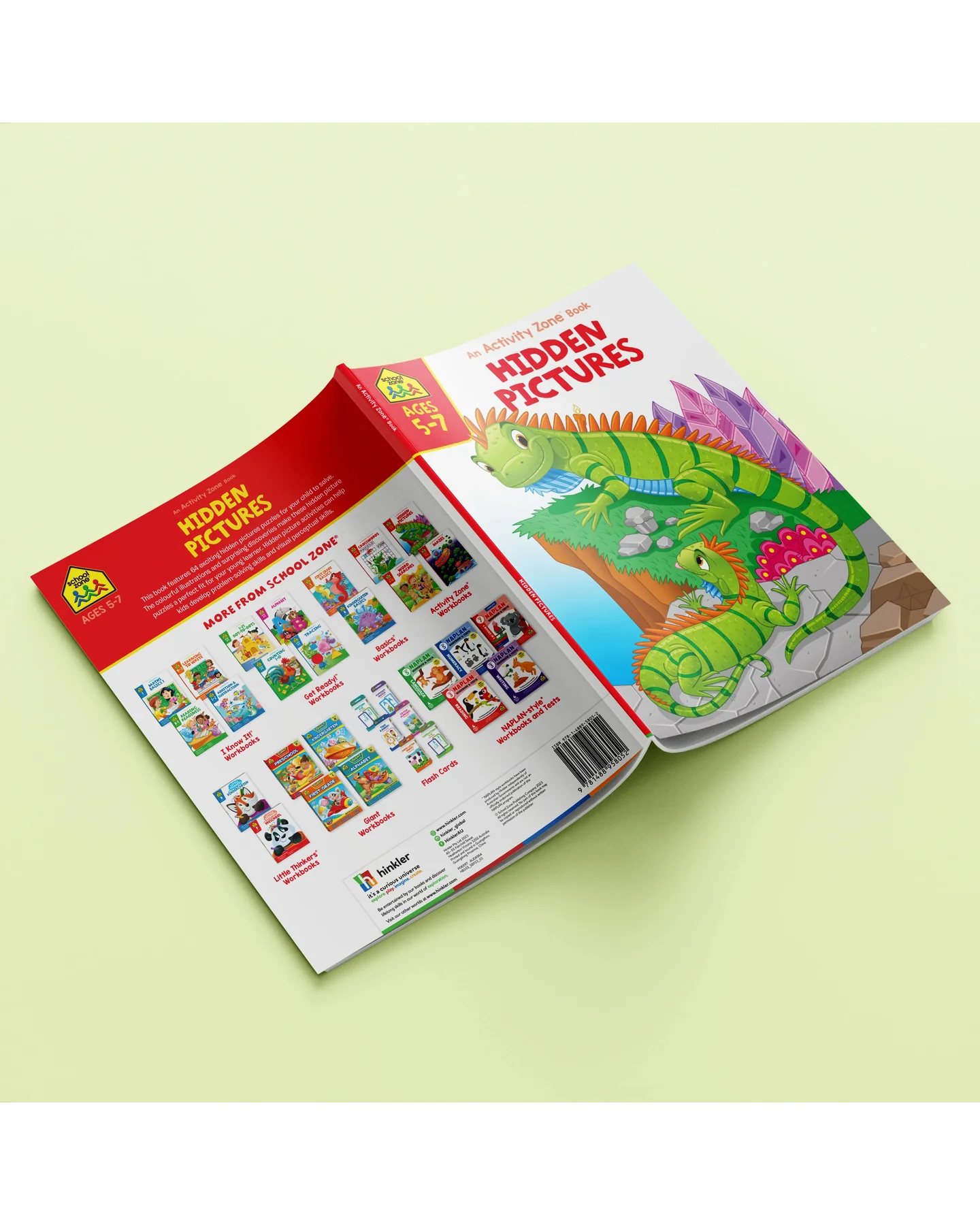 School Zone Activity Zone Hidden Pictures Workbook-4