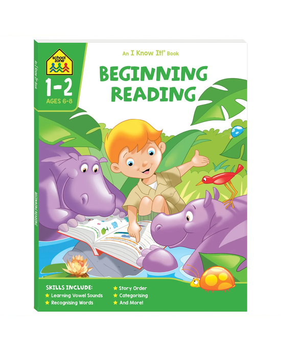 School Zone Beginning Reading I Know It! Workbook