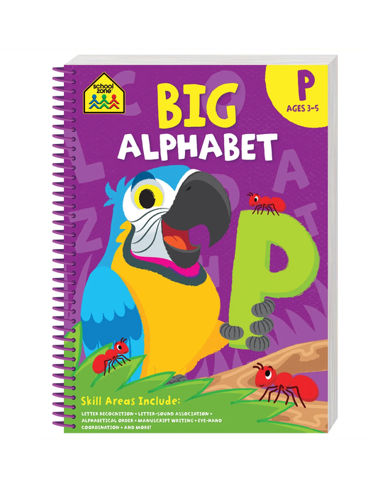 School Zone Big Spiro Alphabet Workbook