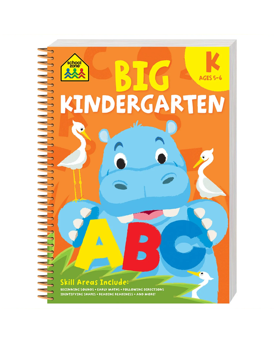 School Zone Big Spiro Workbook Kindergarten