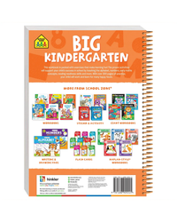 School Zone Big Spiro Workbook Kindergarten Child Books