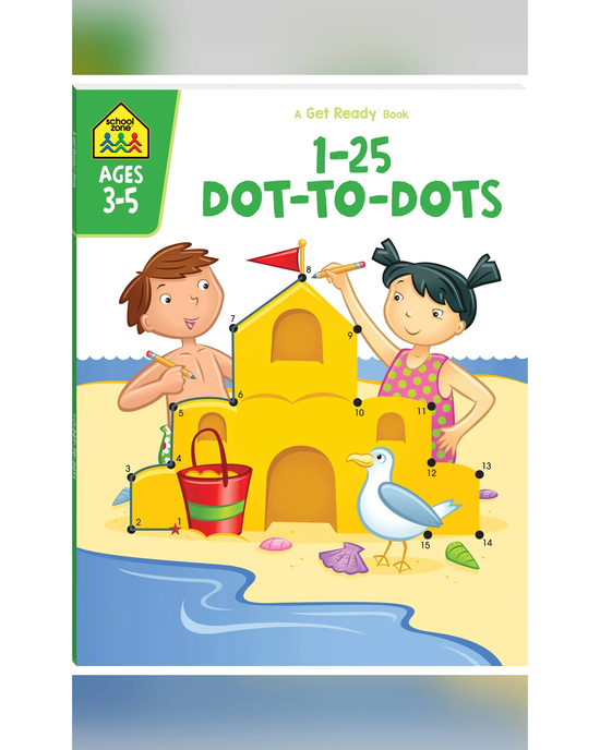School Zone Get Ready 1-25 Dot-to-Dot Workbook