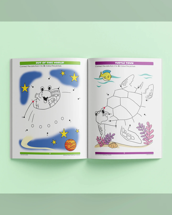 School Zone Get Ready 1-25 Dot-to-Dot Workbook