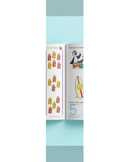 School Zone Get Ready Counting 1-10 Workbook