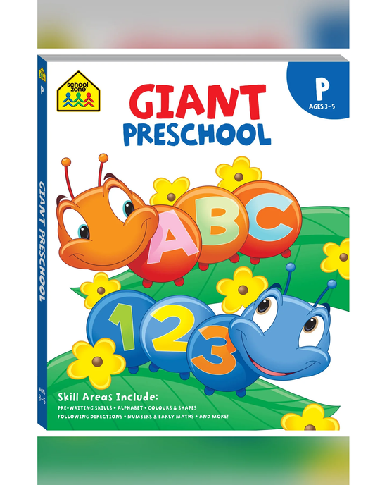 School Zone Giant Preschool Workbook