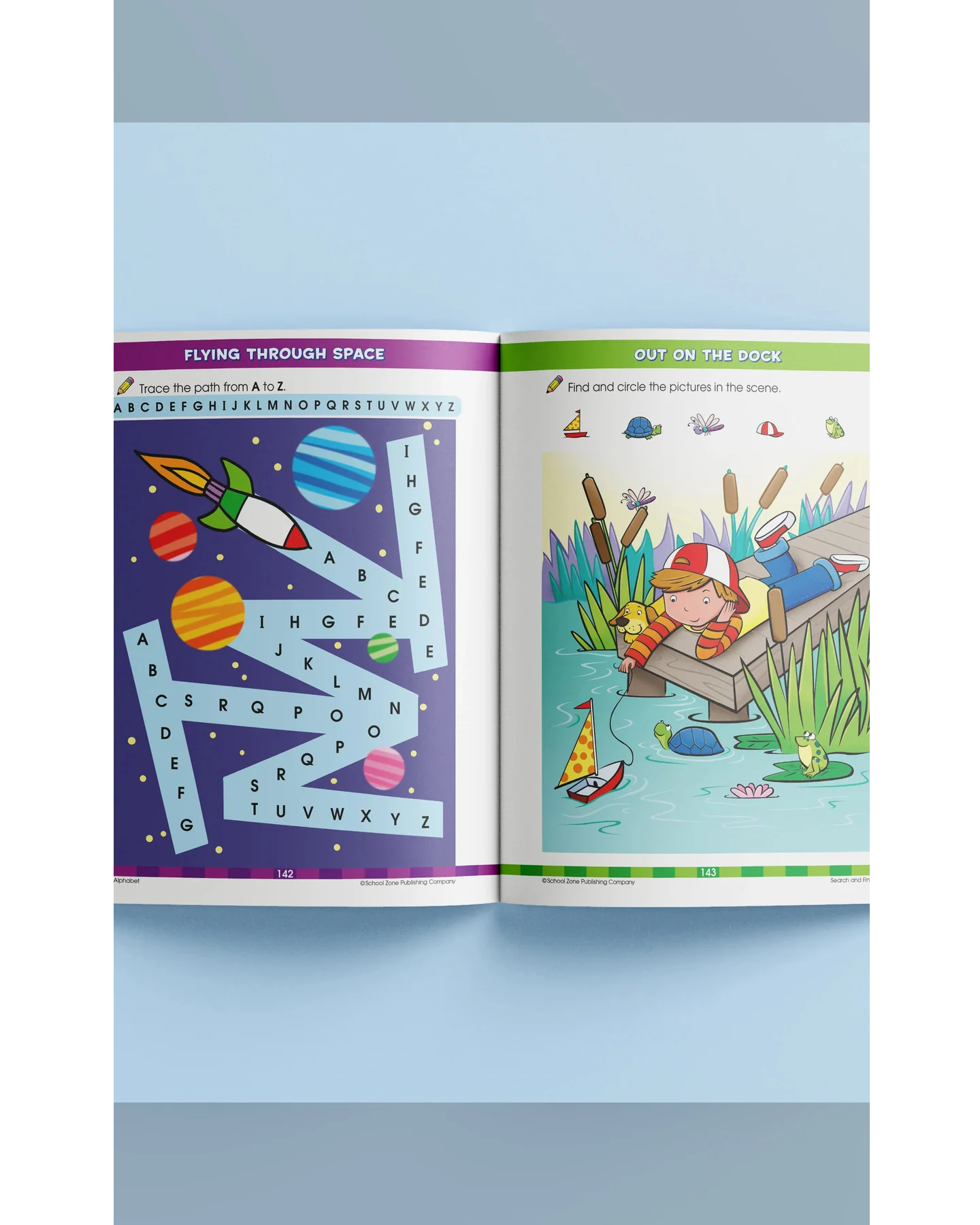 School Zone Giant Preschool Workbook-3