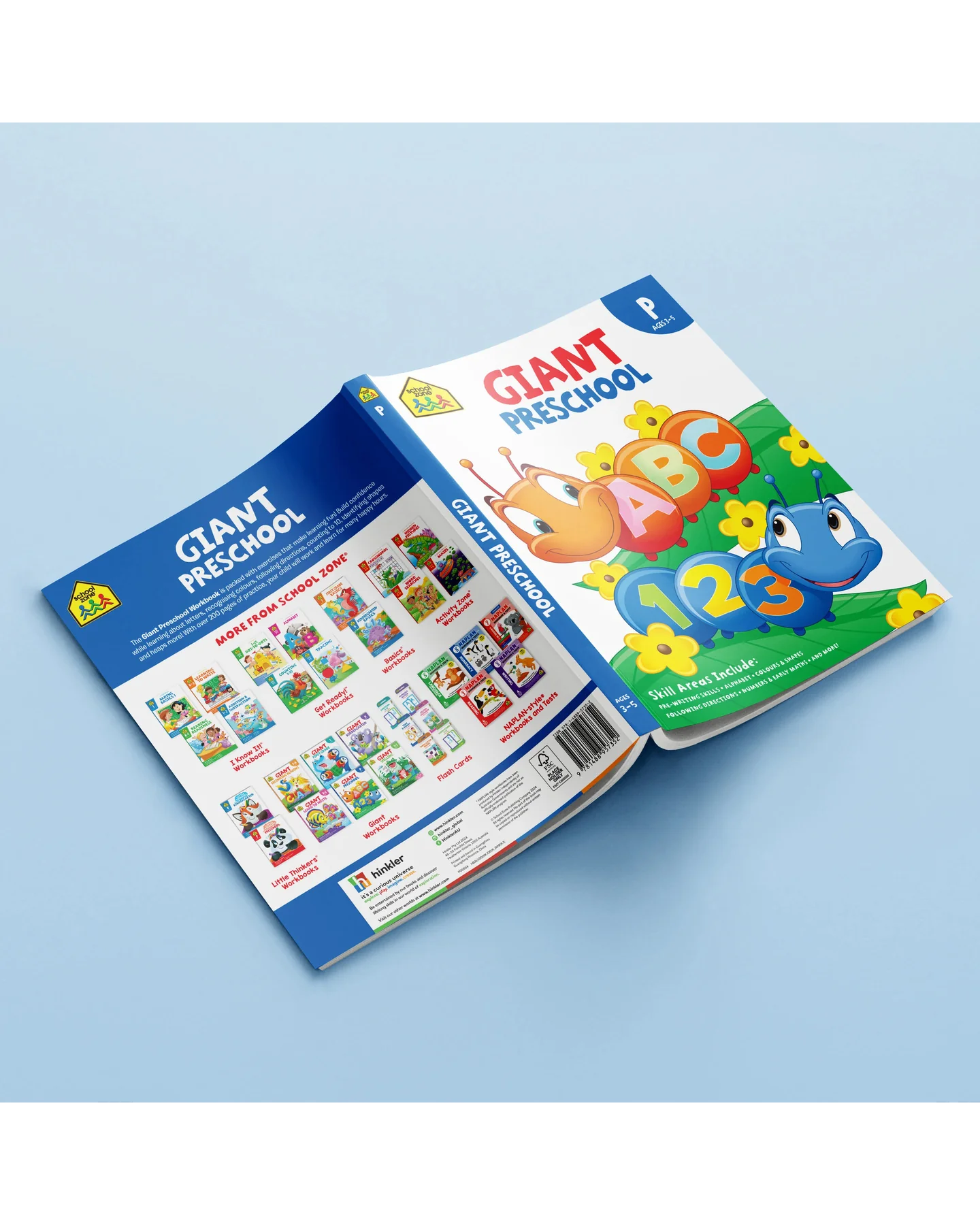 School Zone Giant Preschool Workbook-4