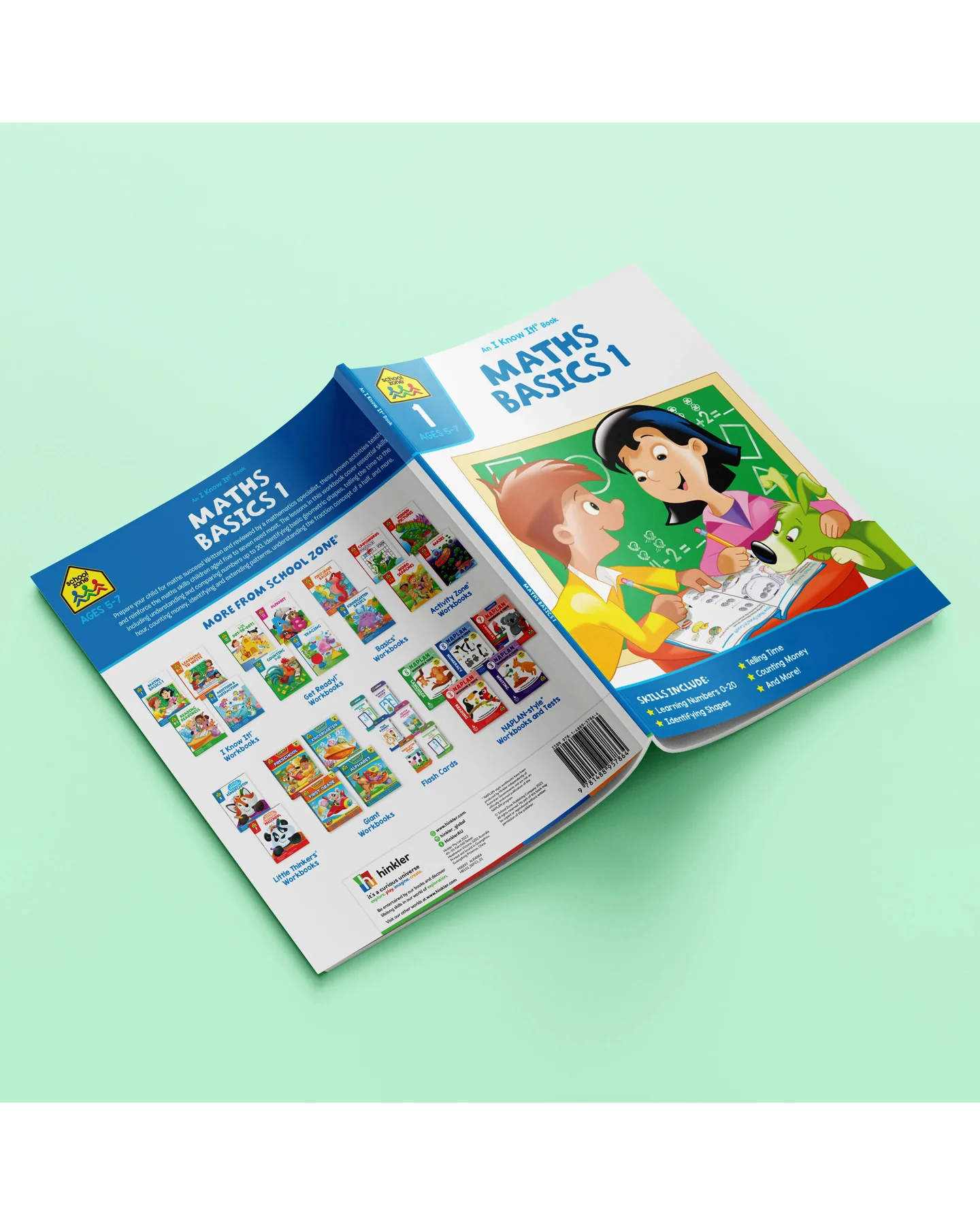 School Zone I Know It! Maths Basics 1 Workbook-4