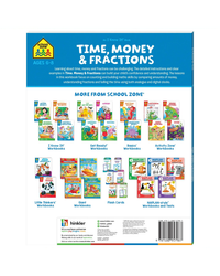 School Zone I Know It! Time, Money & Fractions Workbook-2