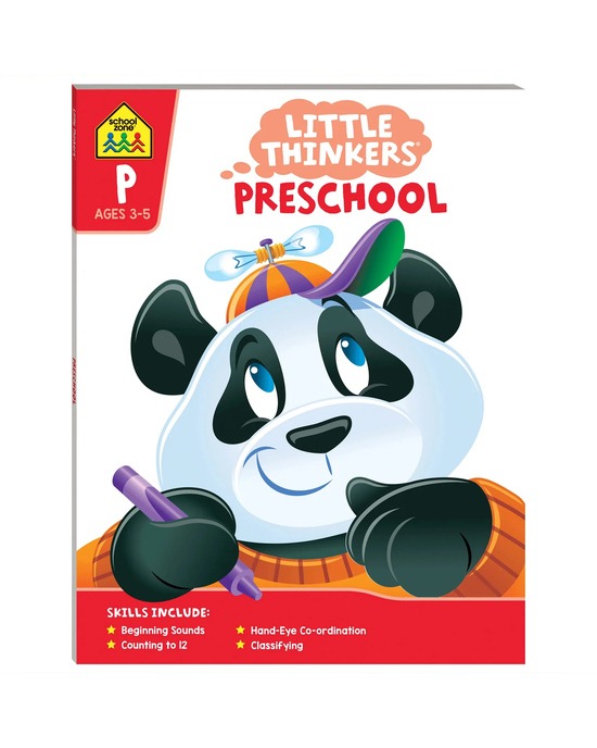 School Zone Little Thinker Preschool Workbook