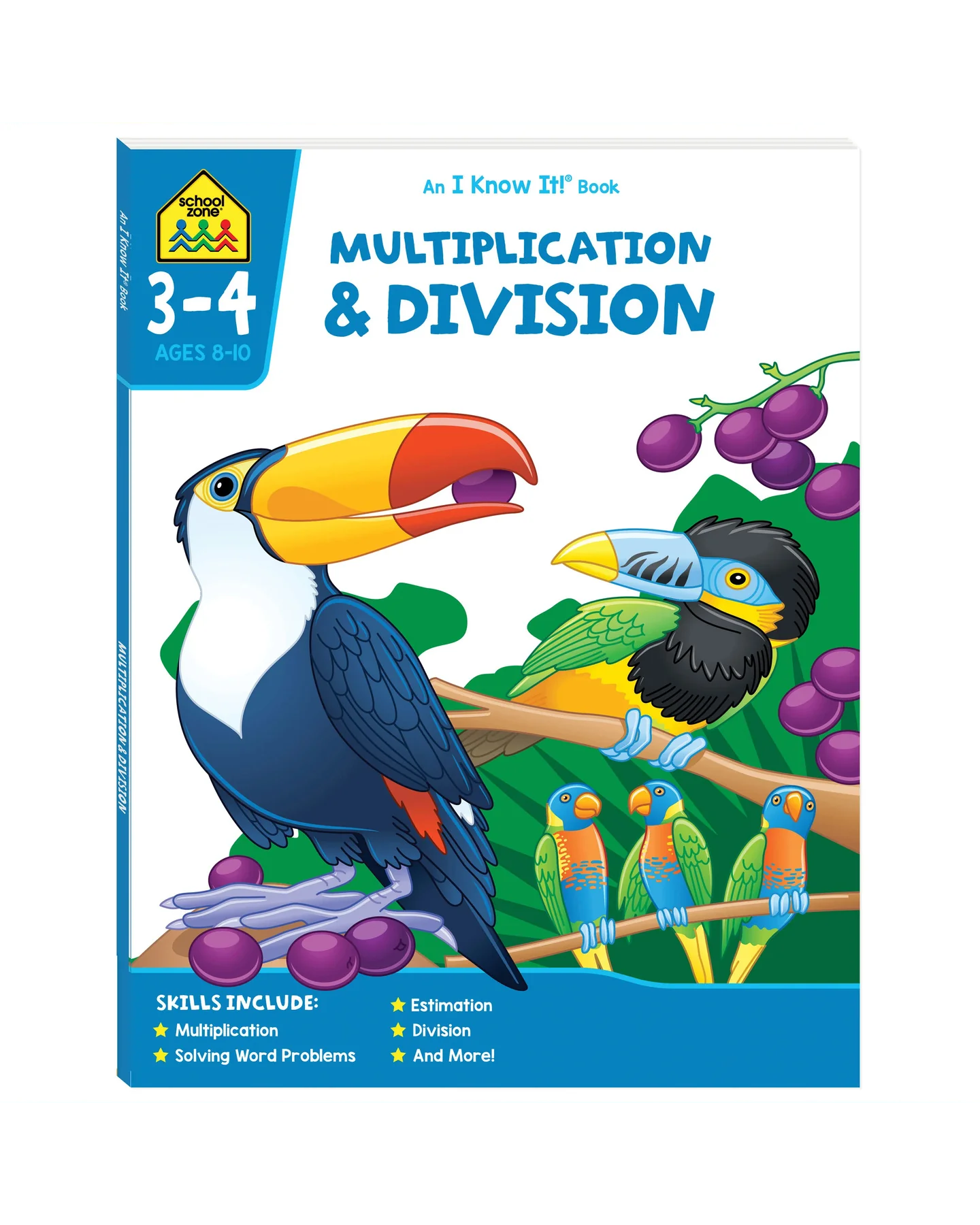 School Zone Multiplication & Division I Know It! Workbook