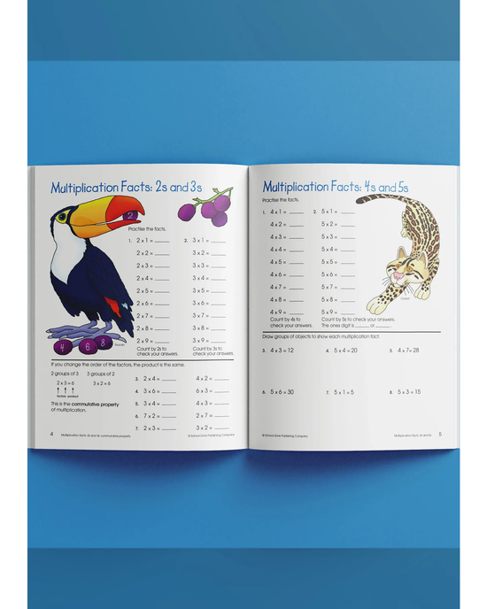 School Zone Multiplication & Division I Know It! Workbook