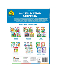 School Zone Multiplication & Division I Know It! Workbook-2