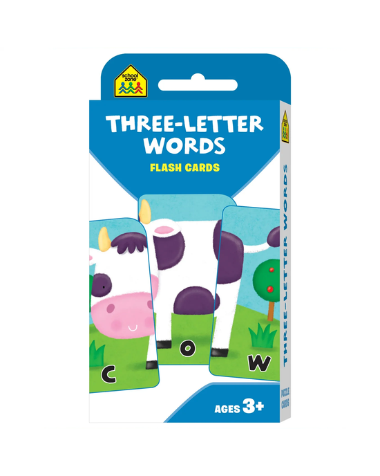 School Zone Three-Letter Words Flash Cards