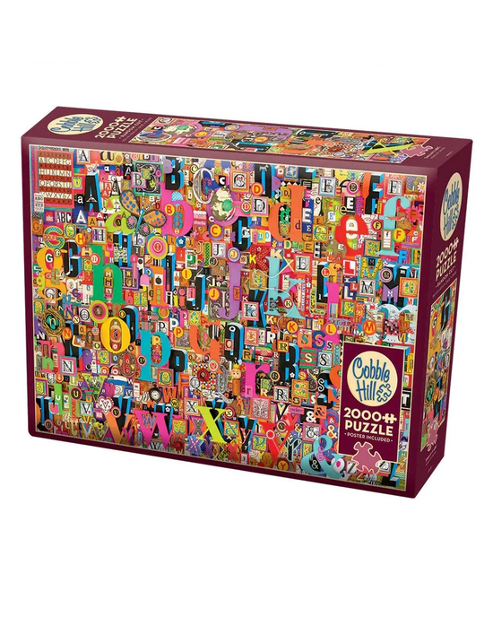 Cobble Hill Shelly's ABC 2000-Piece Jigsaw Puzzle