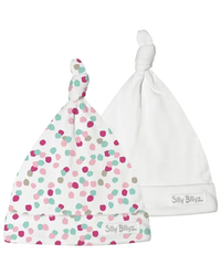 Silly Billyz Gumnut Babyhat 2pk Infant Apparel Confetti