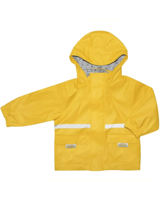 Silly Billyz Waterproof Jacket Yellow Infant Apparel X-Large 4-5 yrs