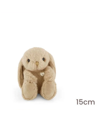 Snuggle Bunnies Penelope bunny soft toy in Caramel, 15 cm