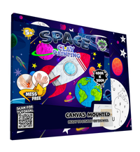 Splat Planet Space Clay Painting Kit 40 x 30 cm