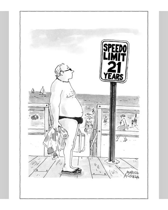 Speedo Limit - Humour Card