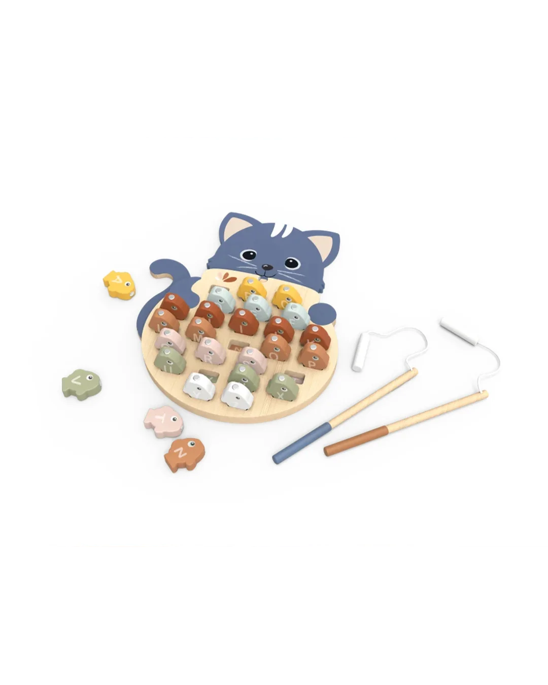 Speedy Monkey Alphabet Fishing Game