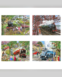 Steaming Along - 4x500pc Adult Jigsaws
