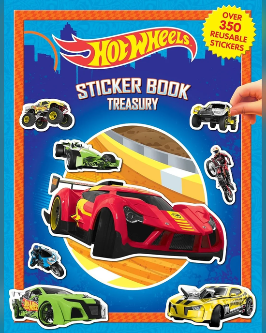 Sticker Book Treasury - Mattel Hot Wheels Sticker Book