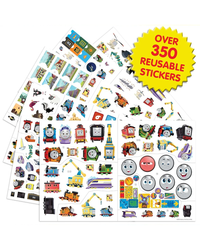 Sticker Book Treasury - Mattel Thomas All Engines Go Sticker Book
