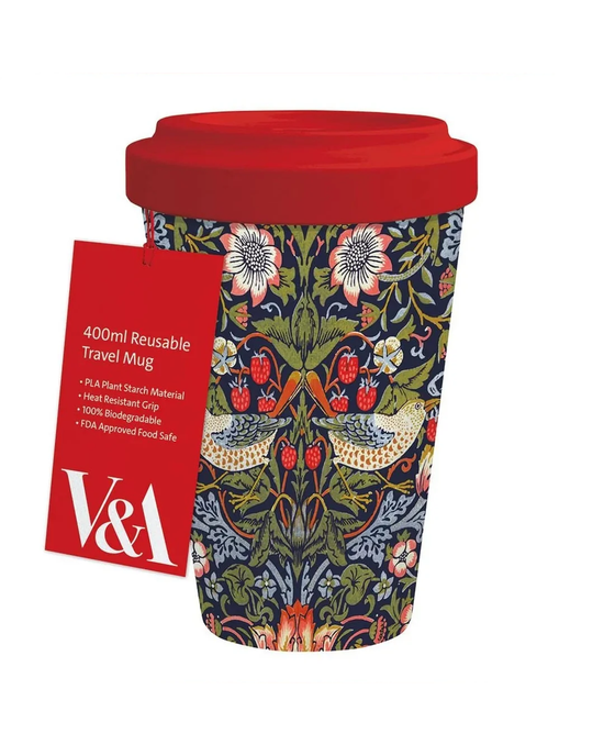 Strawberry Thief Pla Travel Mug