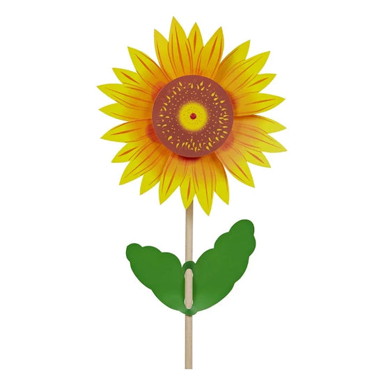 Whirly Sunflower (Girasole) Windmill - 26cm