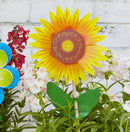 Whirly Sunflower (Girasole) Windmill - 26cm