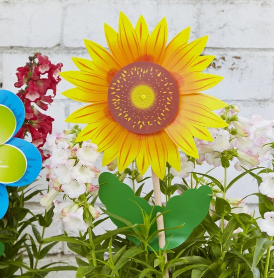 Whirly Sunflower (Girasole) Windmill - 26cm