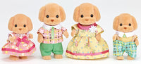 Sylvanian Families Toy Poodle Family