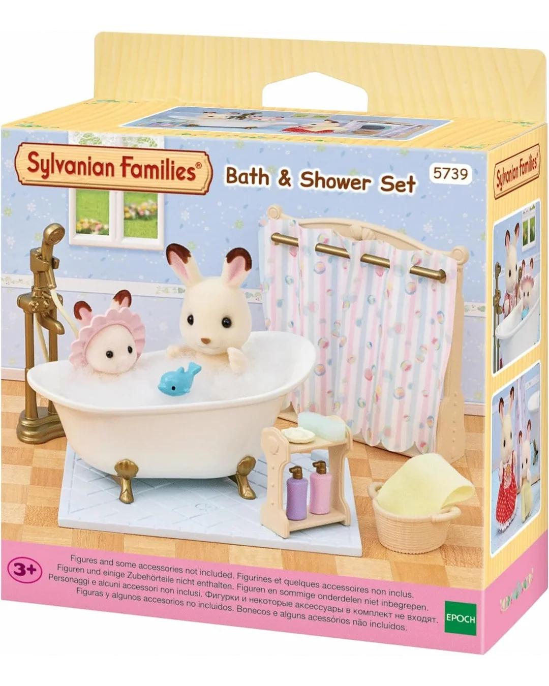 Sylvanian Families Bath & Shower furniture set