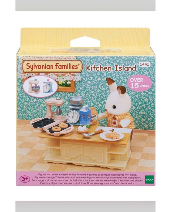 Sylvanian Families Kitchen Island Furniture Set