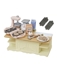 Sylvanian Families Kitchen Island Accessories Set